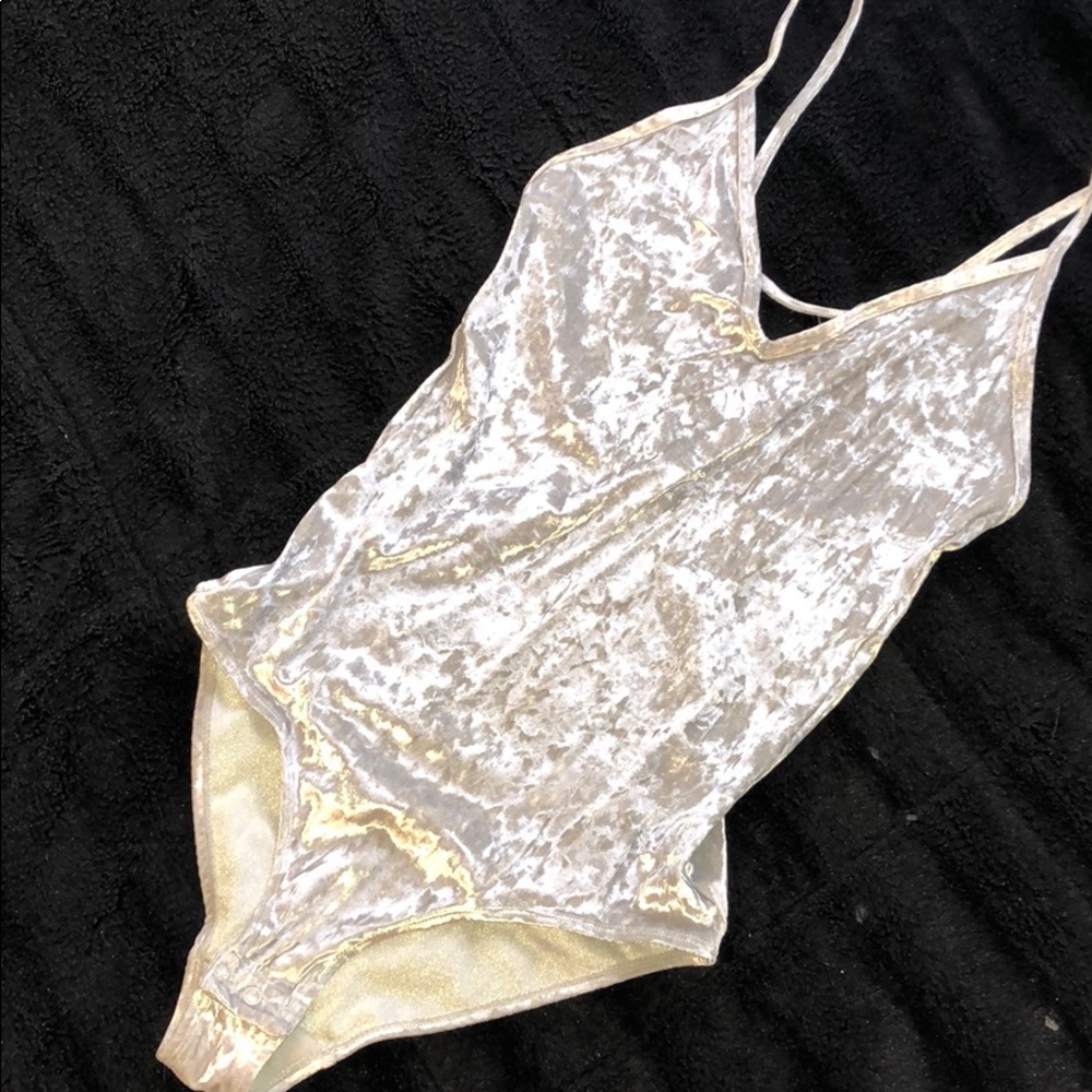 Velvet bodysuit